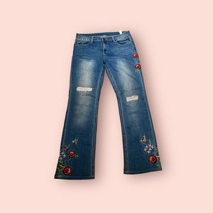 Desigual Jeans With Embroidery
